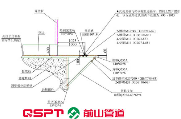 管道自动焊机轨道安装